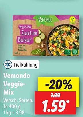 Vemondo Veggie-Mix Zucchini Bulgur