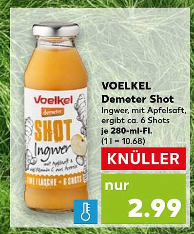 VOELKEL Demeter Shot Ingwer