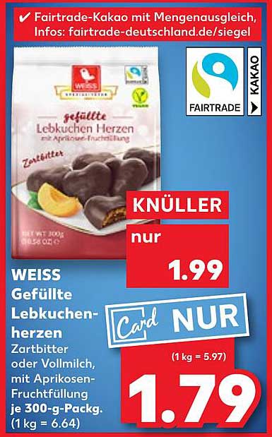 WEISS Gefüllte Lebkuchenherzen