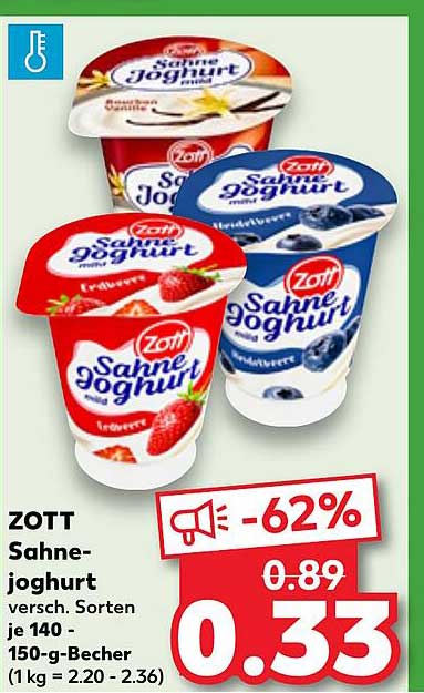 ZOTT Sahnejoghurt