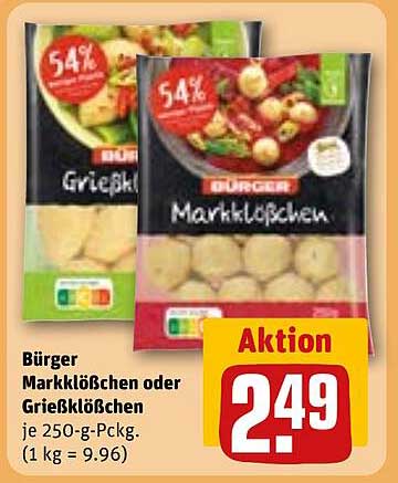 Bürger Markklößchen oder Grießklößchen