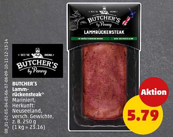 BUTCHER'S LAMMRÜCKENSTEAK*