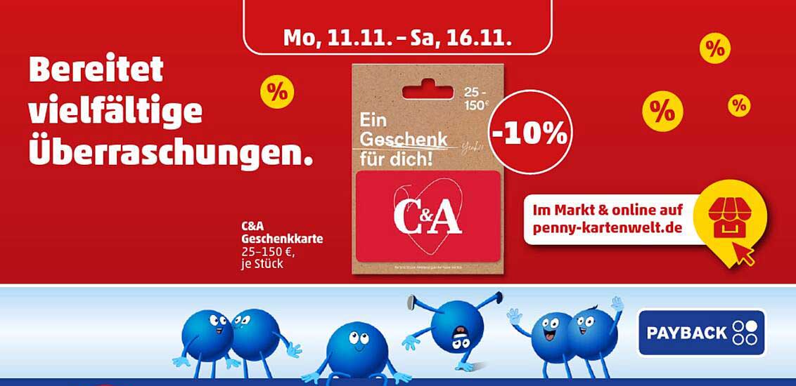 C&A Geschenkkarte