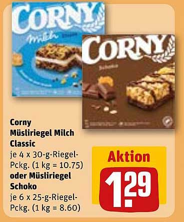 Corny Müsliriegel Milch Classic