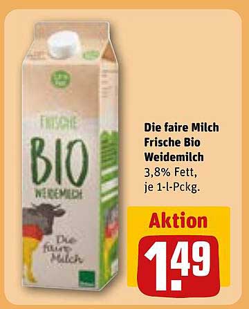 Die faire Milch Frische Bio Weidemilch