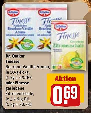 Dr. Oetker Finesse Bourbon-Vanille Aroma