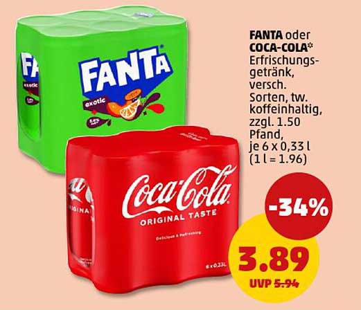 FANTA oder COCA-COLA*