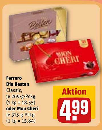 Ferrero Die Besten Classic, oder Mon Chéri