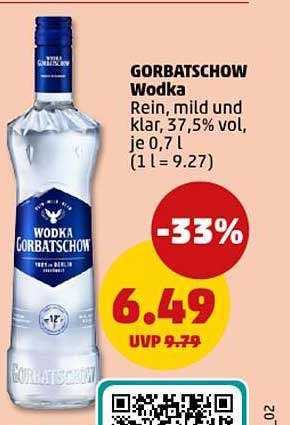 GORBACHSCHOW Wodka