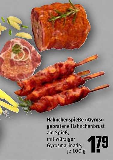 Hähnchenspieße »Gyros«