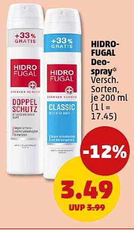 HIDRO-FUGAL Deospray