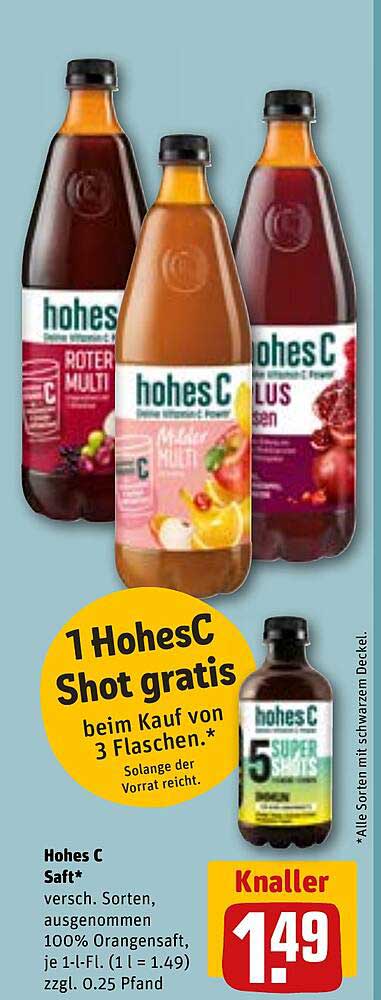 Hohes C Saft