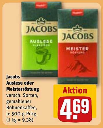 Jacobs Auslese oder Meisterröstung