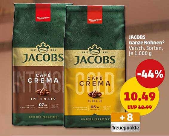 JACOBS Ganze Bohnen