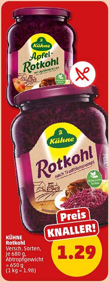 KÜHNE Rotkohl