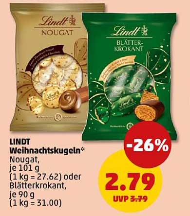 LINDT Weihnachtskugeln*