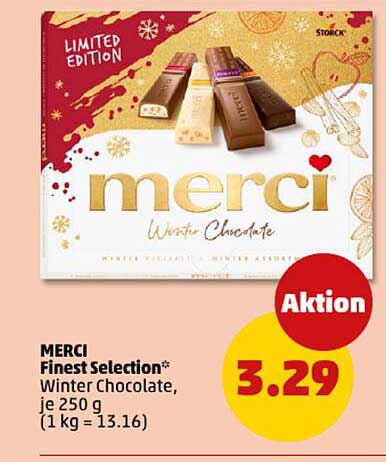 Merci Winter Chocolate