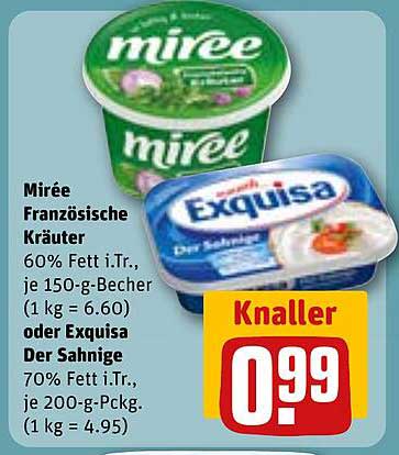 Mirée Französische Kräuter  
Exquisa Der Sahnege