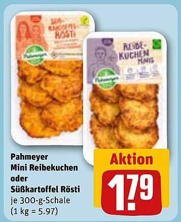 Pahmeyer Mini Reibekuchen oder Süßkartoffel Rösti