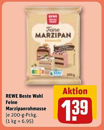 REWE Beste Wahl Feine Marzipanrohmasse