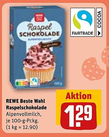 REWE Beste Wahl Raspelschokolade