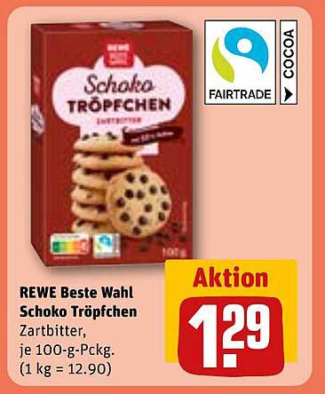 REWE Beste Wahl Schoko Tröpfchen