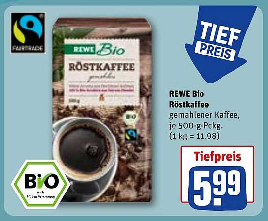 REWE Bio Röstkaffee