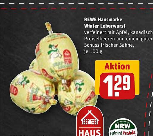 REWE Hausmarke Winter Leberwurst