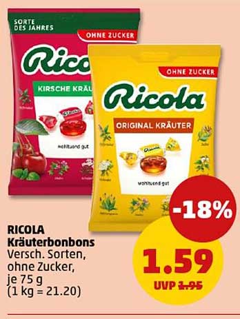 RICOLA Kräuterbonbons