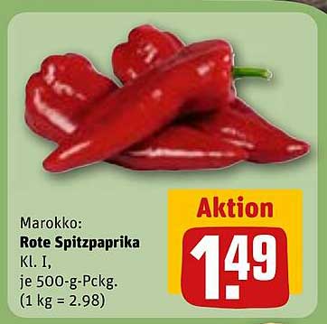 Rote Spitzpaprika