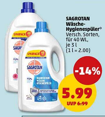 SAGROTAN Wäsch-Hygienespüler