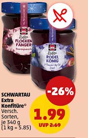 SCHWARTAU Extra Konfitüre*