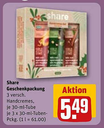 Share Geschenkpackung