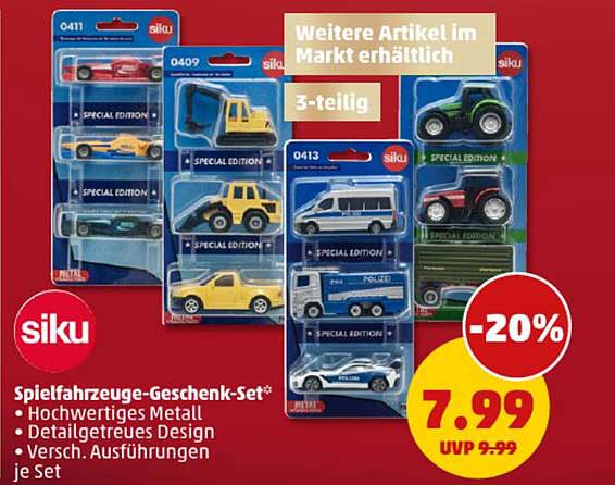 siku Fahrzeugzeuge-Geschenk-Set*