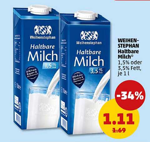 WEIHEN-STEPHAN Haltbare Milch