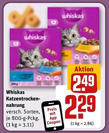 Whiskas Katzentrocken-nahrung