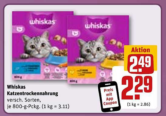 Whiskas Katzentrockenahrung