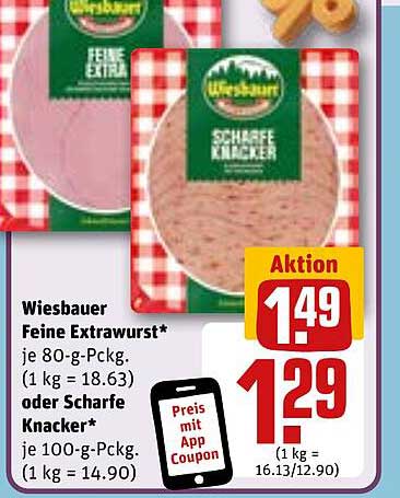 Wiesbauer Feine Extrawurst* oder Scharfe Knacker*