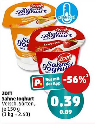 Zott Sahne Joghurt