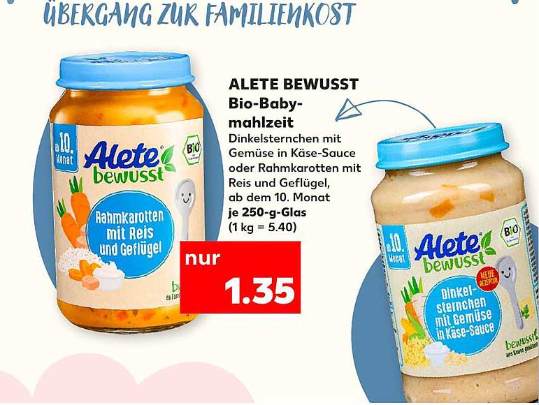 ALETE BEWUSST Bio-Babymahlzeit