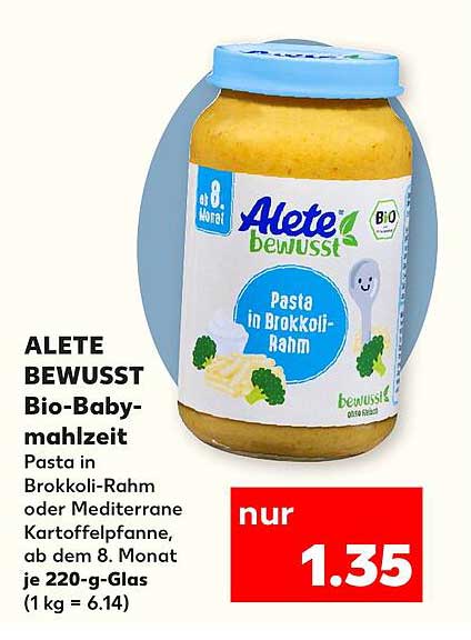 ALETE BEWUSST Bio-Babymahlzeit