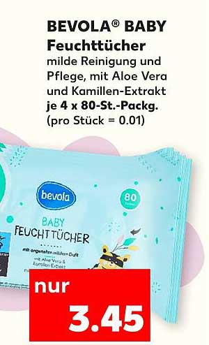 BEVOLA® BABY Feuchttücher