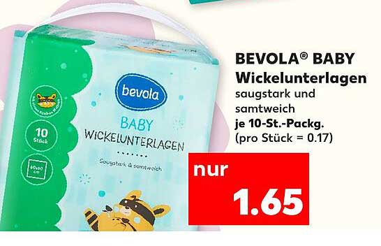 BEVOLA® BABY Wickelunterlagen