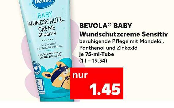 BEVOLA® BABY Wundschutzcreme Sensitiv