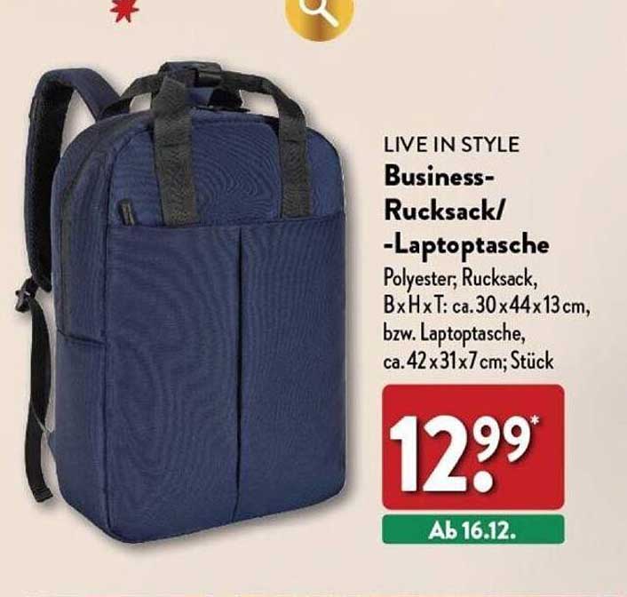 Business-Rucksack/-Laptoptasche