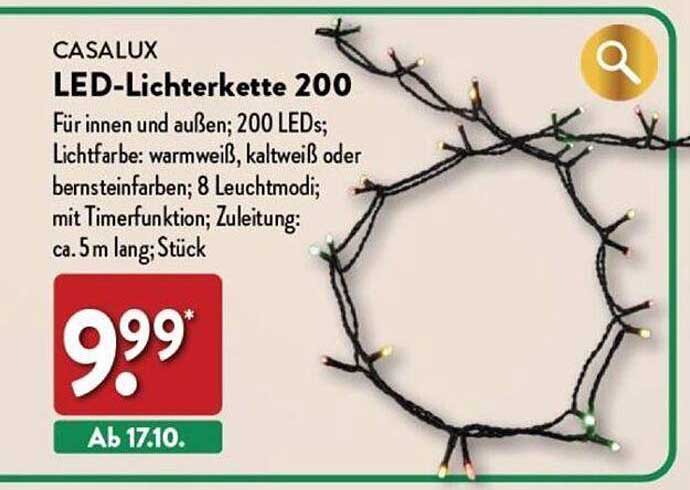 CASALUX LED-Lichterkette 200