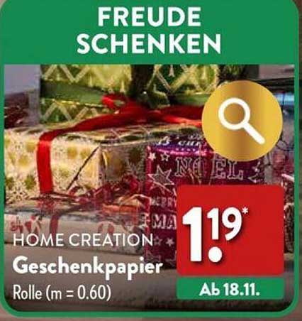 HOME CREATION Geschenkpapier