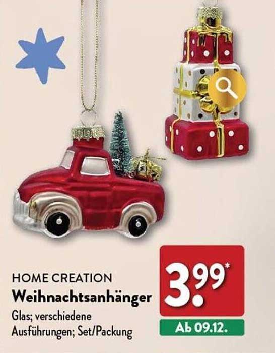 HOME CREATION Weihnachtsanhänger