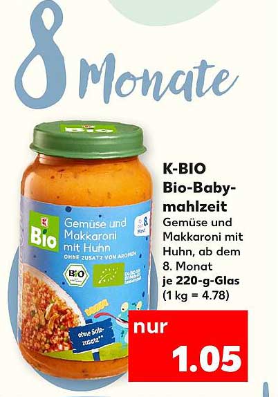 K-BIO Bio-Babymahlzeit