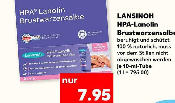 LANSINOH HPA-Lanolin Brustwarzensalbe